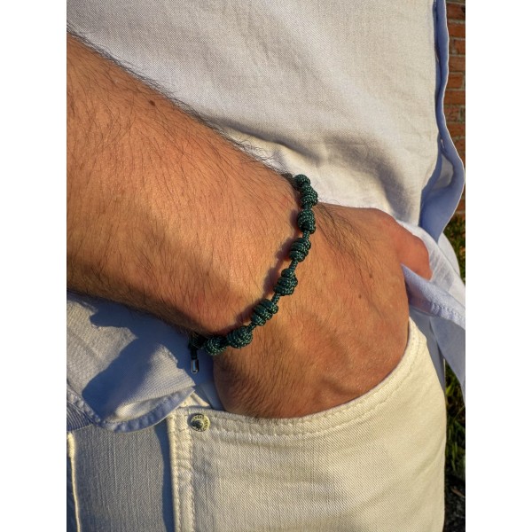 Pulsera decenario verde botella 2