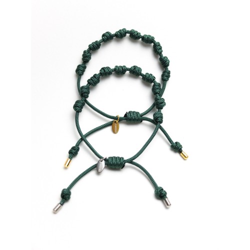 Pulsera decenario verde botella