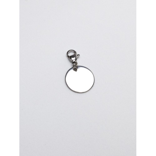 Medalla plateada personalizable