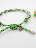 Pulsera eslabón trenzado Brasil