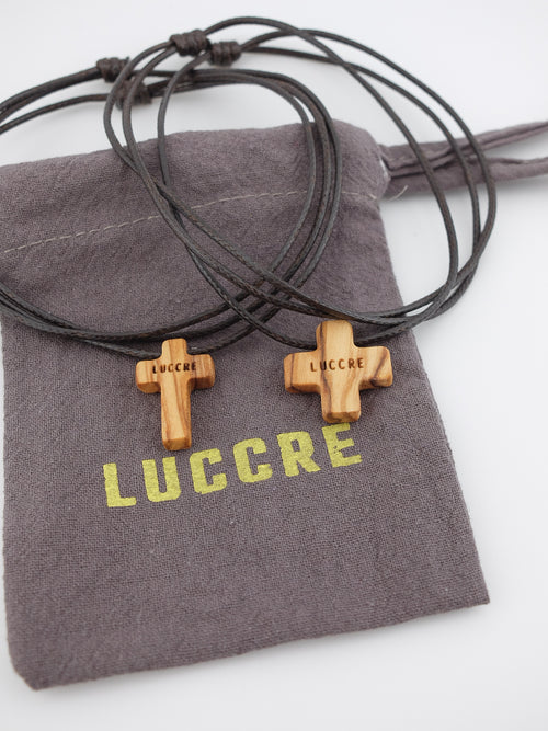 Pack cruces madera olivo