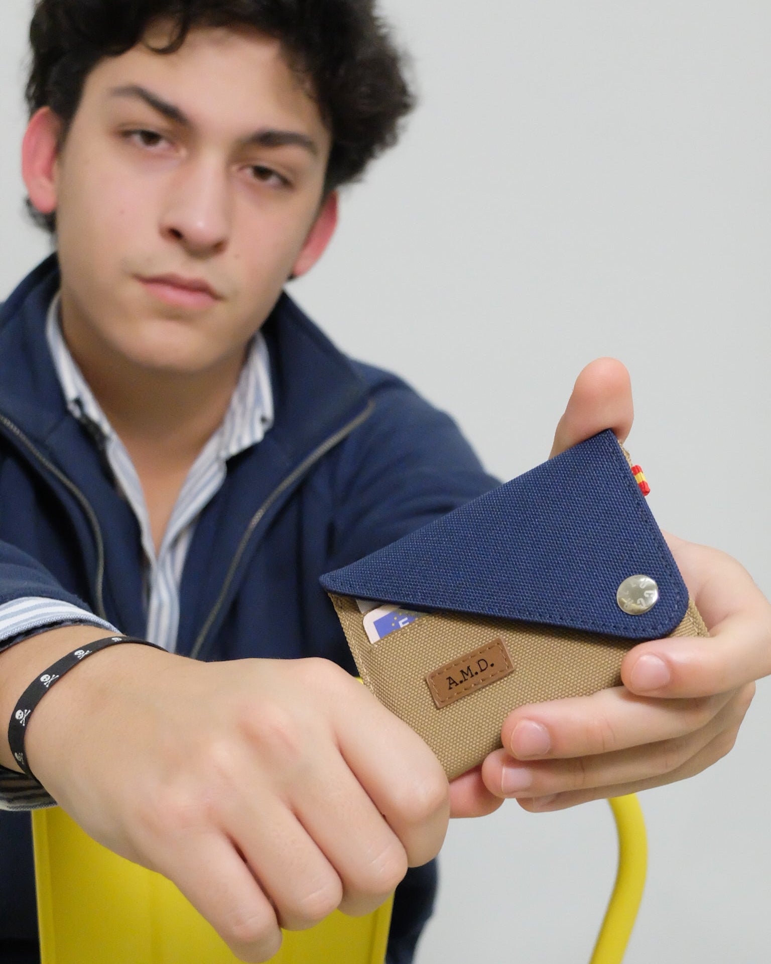 Monedero-tarjetero Marino