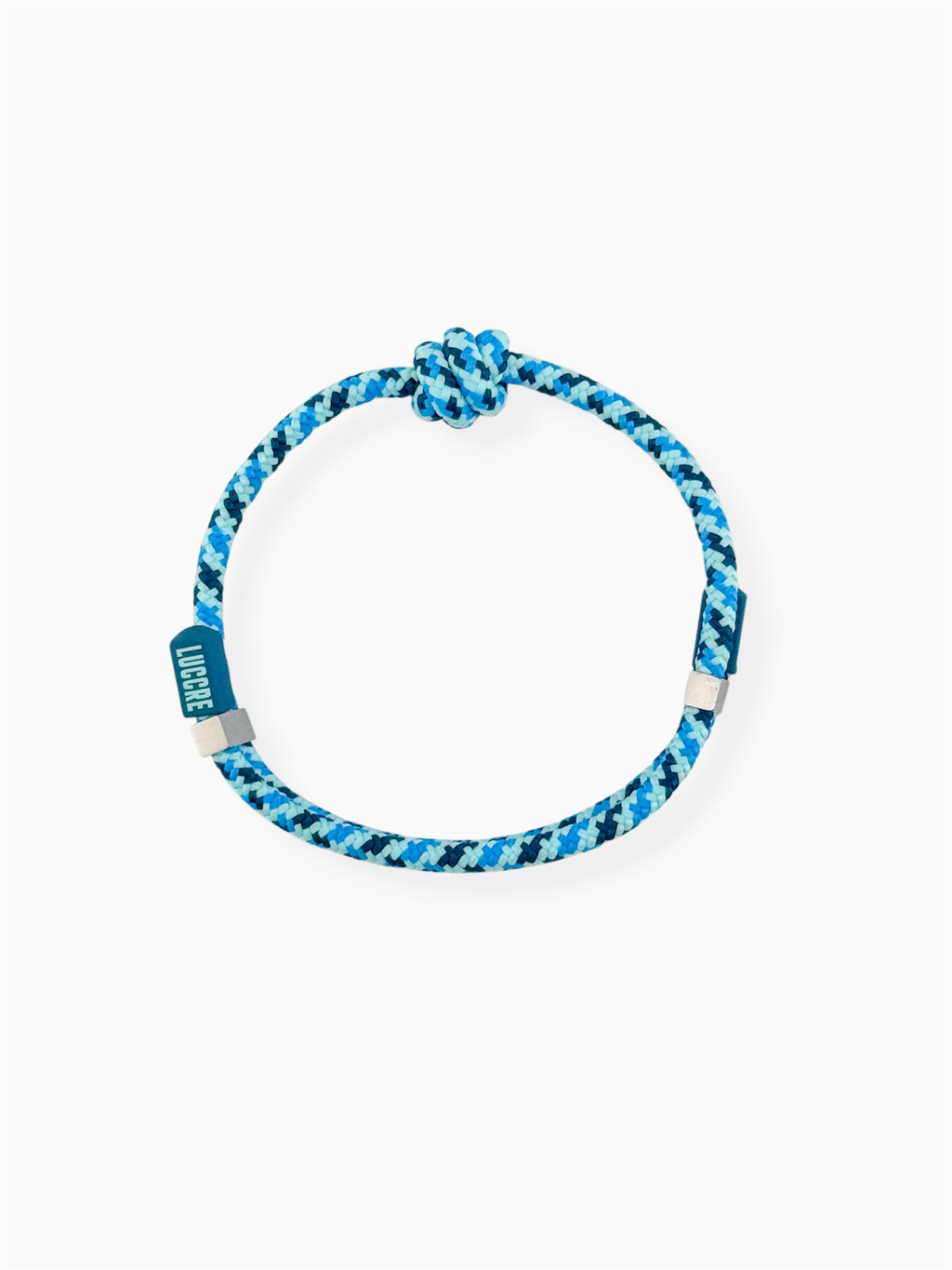 Pulsera nudo azul