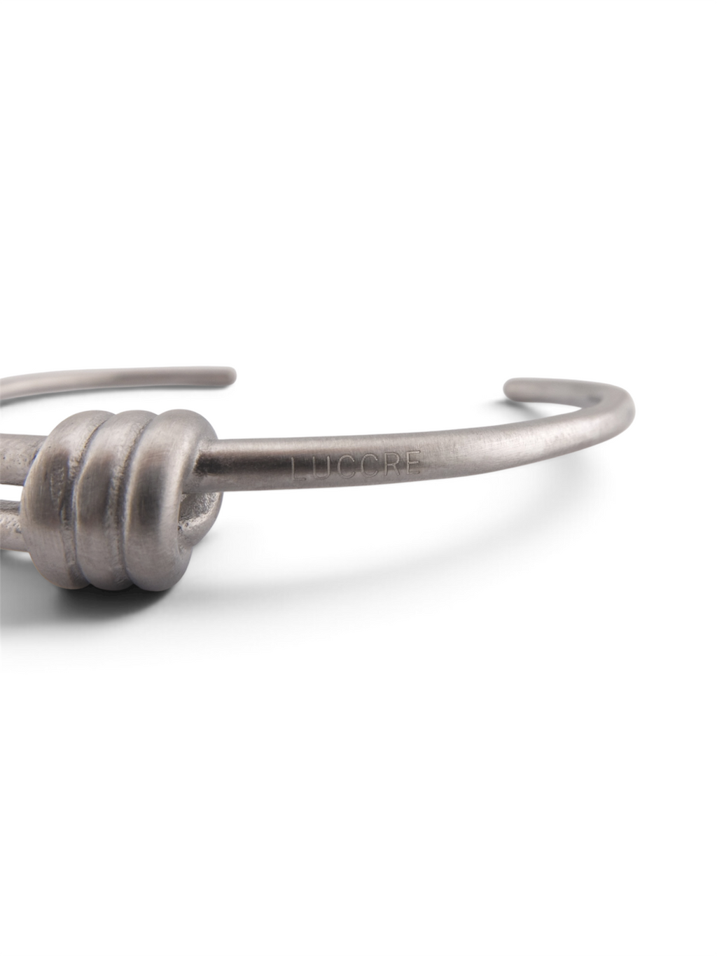Pulsera acero doble nudo