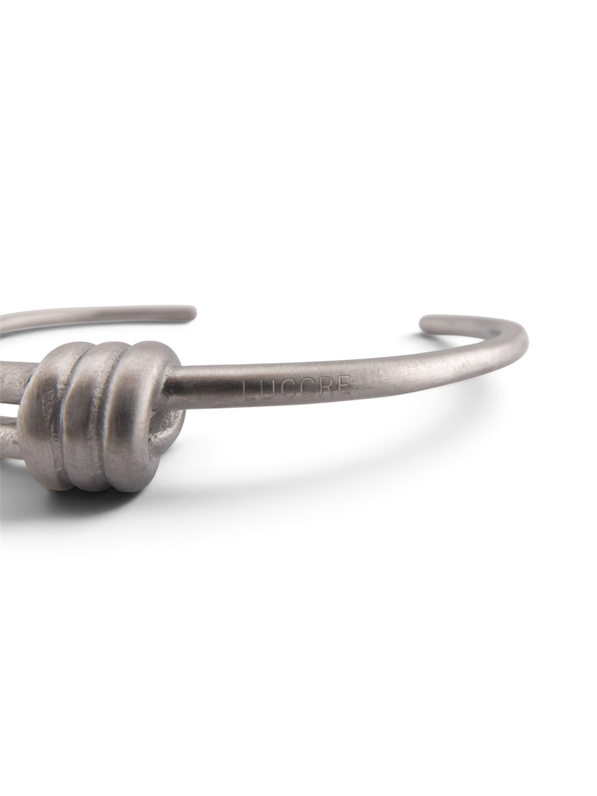 Pulsera acero doble nudo
