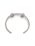 Pulsera acero doble nudo