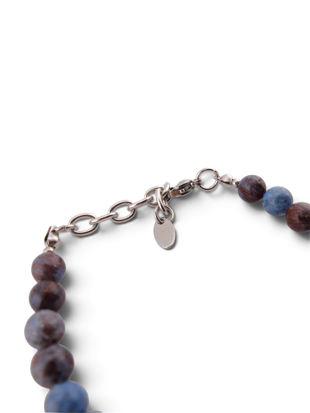 Pulsera San Benito piedra natural azul